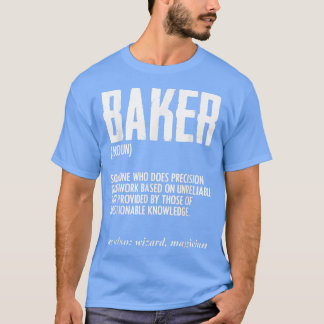 Camiseta Funny Baker Definition Baking para el pastelero ch