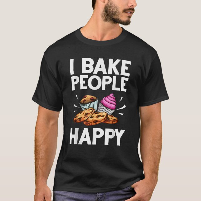 Camiseta Funny Baker Gift For Men Women Food Cake Baking Pa (Anverso)