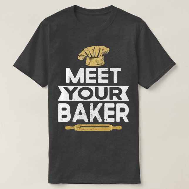 Camiseta Funny Baking Bake Lover Bread Whisk Taker Ba (Diseño del anverso)