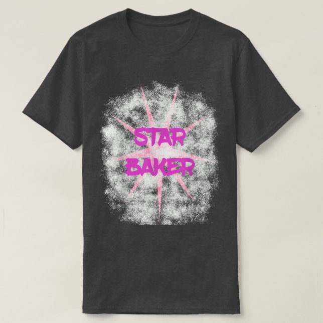 Camiseta Funny Baking Pastry Chef Cooking Star Baker (Diseño del anverso)