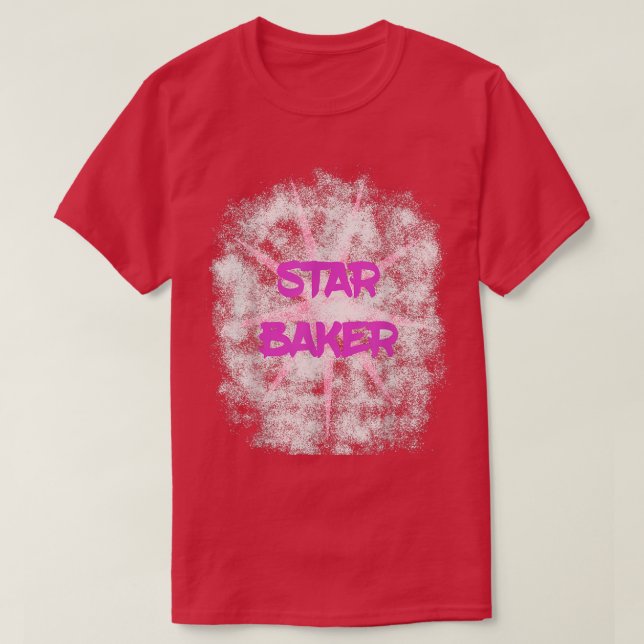 Camiseta Funny Baking Pastry Chef Cooking Star Baker  1686 (Diseño del anverso)