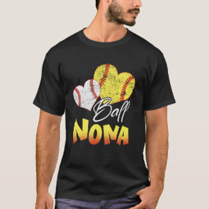 Camiseta Funny Ball Nona Softball Béisbol Regalos Pullover 