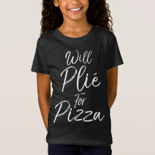 Camiseta Funny Ballet Workout Cita de Chiste corto Pli para
