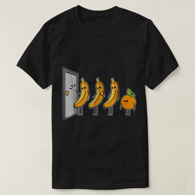 Camiseta Funny Banana Knock Knock Design (Diseño del anverso)