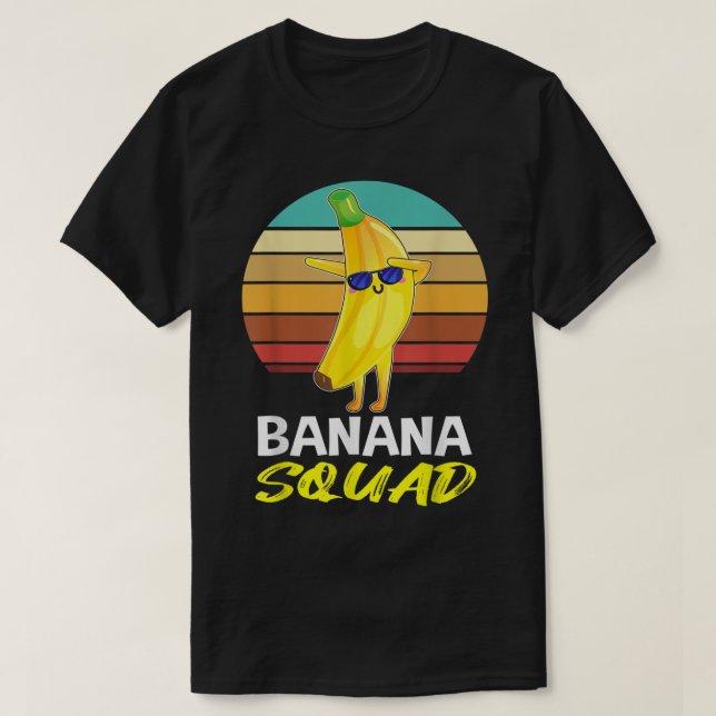 Camiseta Funny Banana Squad Retro Design (Diseño del anverso)
