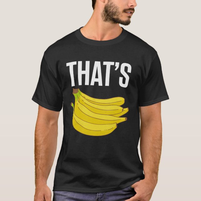 Camiseta Funny bananas shirt THAT'S BANANAS (Anverso)