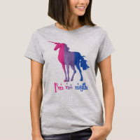 Funny Bandera Bisexual Unicorn "No soy mito"
