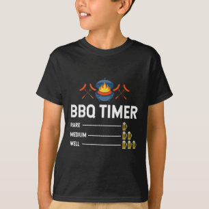 Camiseta Funny Barbecue Chef Bbq Timer Beer Fiesta