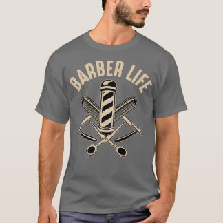 Camiseta Funny Barber Cita Barber Vida Barber