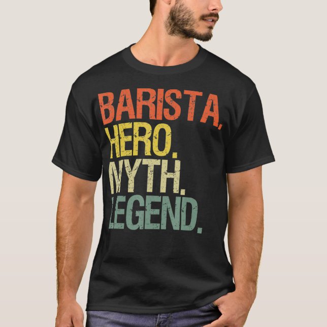 Camiseta Funny barista (Anverso)