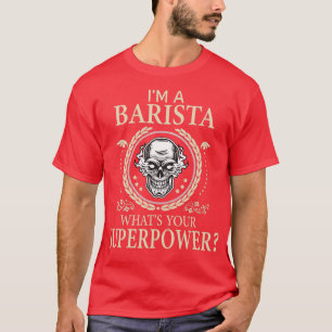 Camiseta Funny Barista Awesome