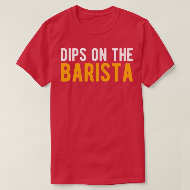 Camiseta Funny Barista Coffee (Diseño del anverso)