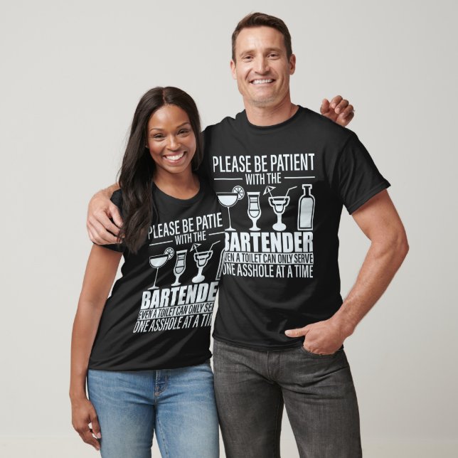 Camiseta Funny Bartender (Unisexo)