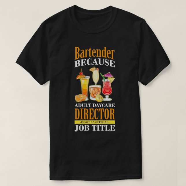 Camiseta Funny Bartending Bar Working Bartender Pullover (Diseño del anverso)