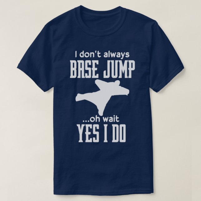 Camiseta Funny Base Jump Lover (Diseño del anverso)