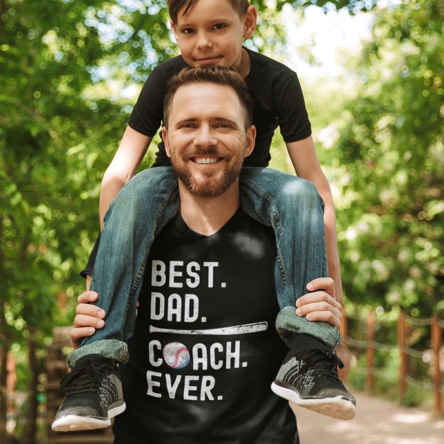 Camiseta Funny Baseball Dad Coach (Subido por el creador)