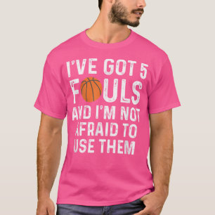 Camiseta Funny Basketball Player - Hoops 5 Fouls