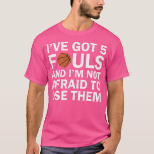 Camiseta Funny Basketball Player - Hoops 5 Fouls