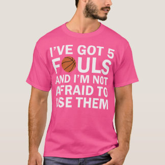Camiseta Funny Basketball Player - Hoops 5 Fouls