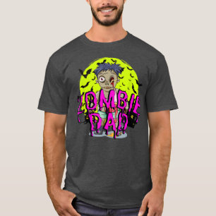 Camiseta Funny Bats Zombie Dad