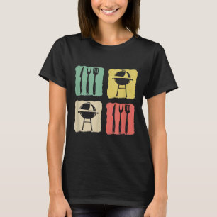 Camiseta Funny Bbq Barbecue Grill Chiste Fumador Mea