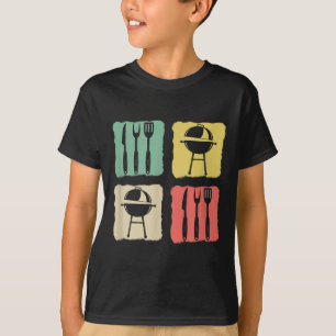 Camiseta Funny Bbq Barbecue Grill Chiste Fumador Mea