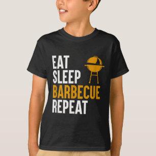 Camiseta Funny Bbq Barbecue Grill Chiste Fumador Mea