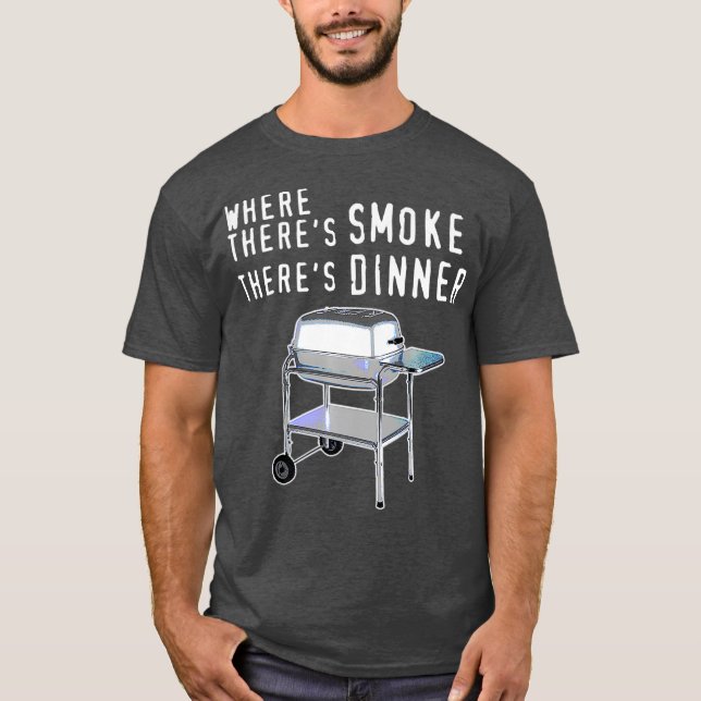 Camiseta Funny BBQ Grilling PK Grill Smoker Barbacoa (Anverso)