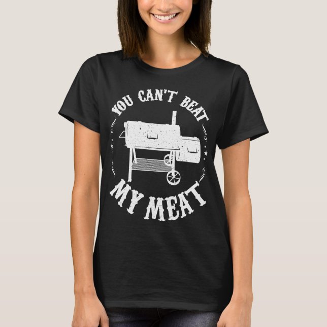 Camiseta Funny BBQ Pit Reverso Flow Smoker Accesorio Gr (Anverso)