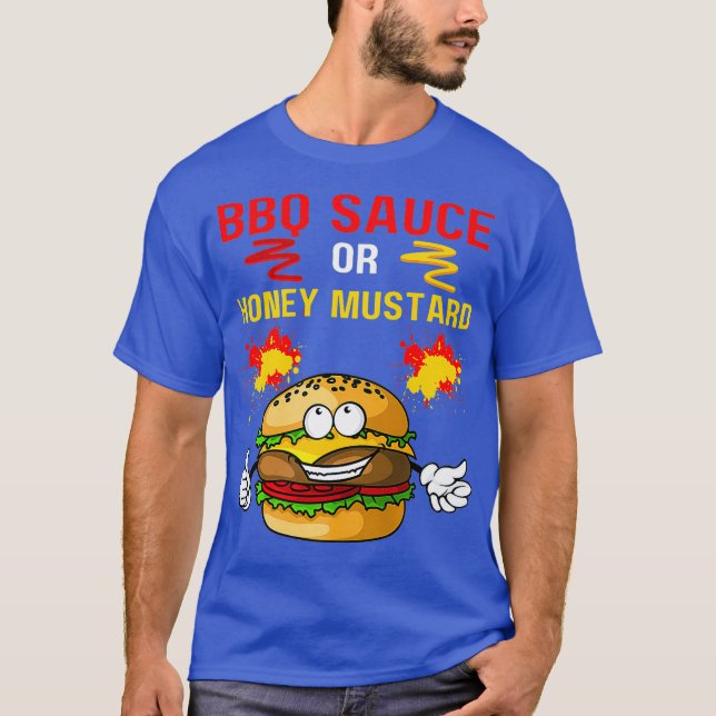 Camiseta Funny BBQ Sauce or Honey Mustard Cookout Family (Anverso)