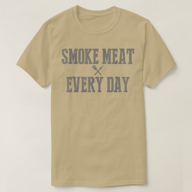 Camiseta Funny Bbq Smoker Accesorio Pitmaster Dad Grilling  (Diseño del anverso)