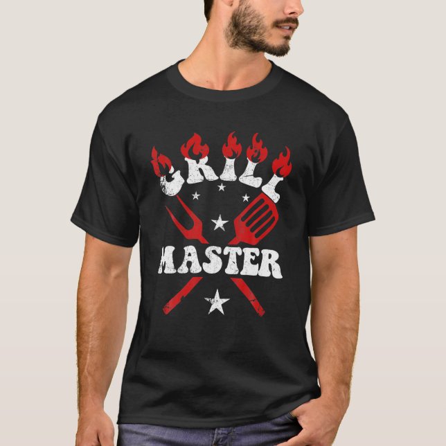 Camiseta Funny BBQ Smolling Grillmaster (Anverso)