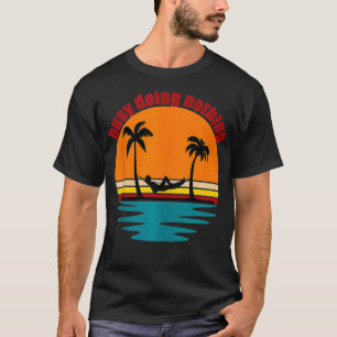 Camiseta Funny Beach Life Hammock Palm Trees Sun Surf Sand