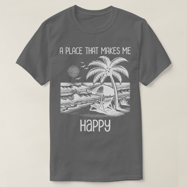 Camiseta Funny Beach Life TShirt (Diseño del anverso)