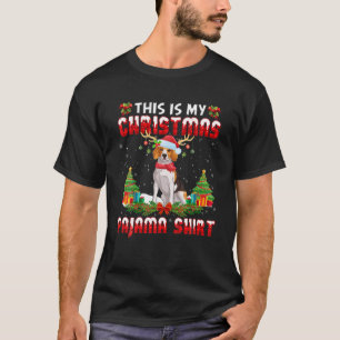 Camiseta Funny Beagle Navidades Pajama Santa Hat Beagle Xma