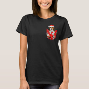 Camiseta Funny Beagle Navidades Pocket para Beagle dog Love