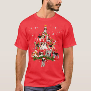 Camiseta Funny Beagle Navidades Santa Hat Animal