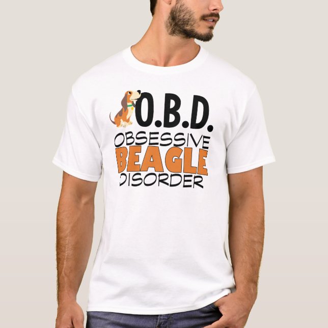 Camiseta Funny Beagle Obssed (Anverso)