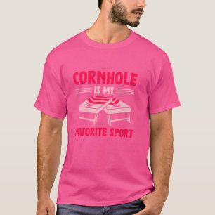 Camiseta Funny Bean Bag Women Cornhole Hole Cornhole P