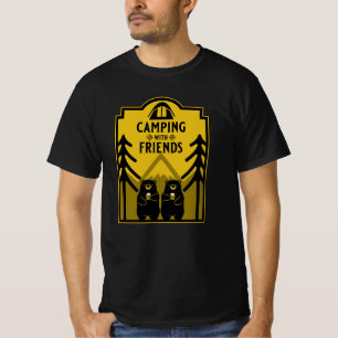 Camiseta Funny Bear Camp Adventure Canada