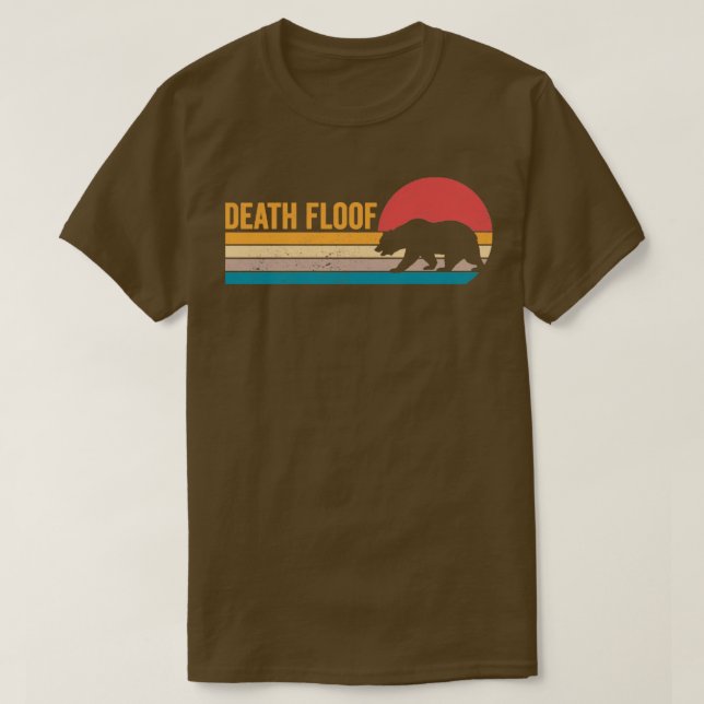 Camiseta Funny Bear Death Floor Retro (Diseño del anverso)