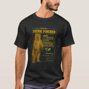 Camiseta Funny Bear Fact File Picnic Pincher Grizzly Bear