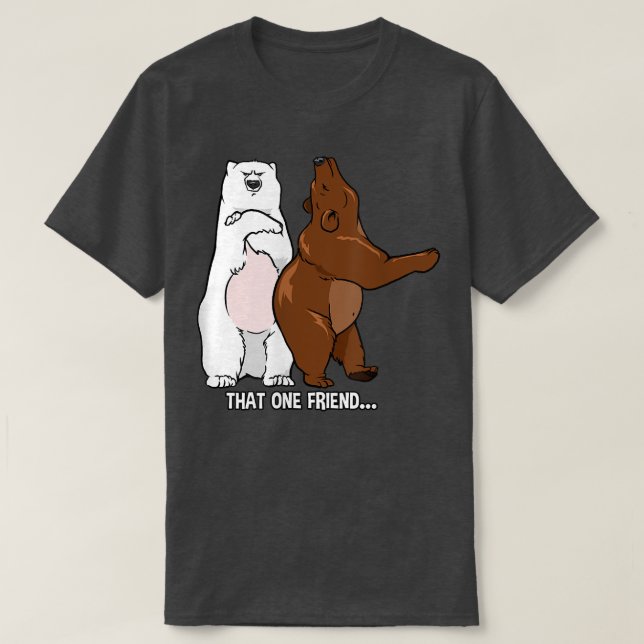 Camiseta Funny Bear Friends (Diseño del anverso)