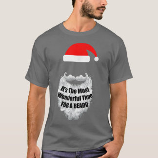Camiseta Funny Beard Christmas T  OrcaIts The Most Wonderfu