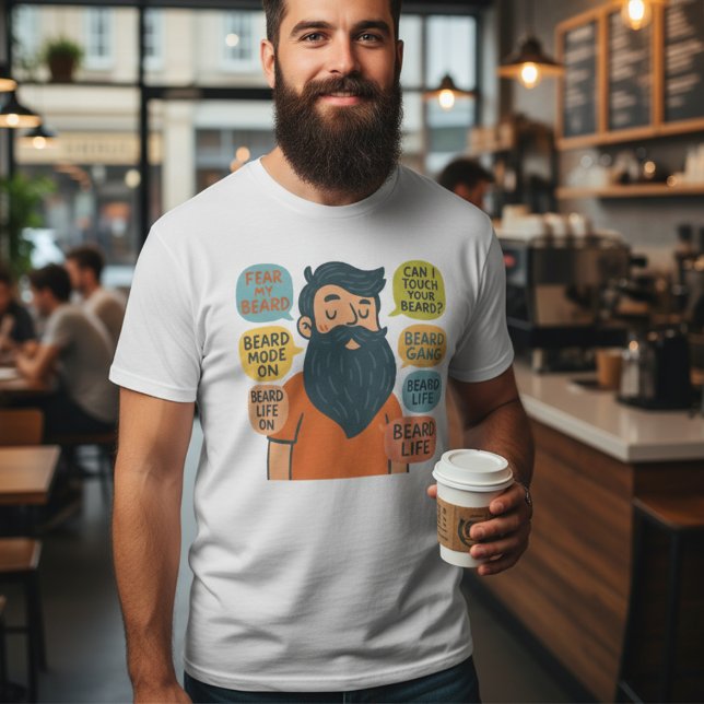 Camiseta Funny beard lover (Subido por el creador)