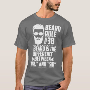 Camiseta Funny Beard Rules Classic TShirt