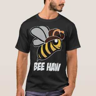 Camiseta Funny Bee Haw Bumble Bee Graphic Cowboy Gorra 1