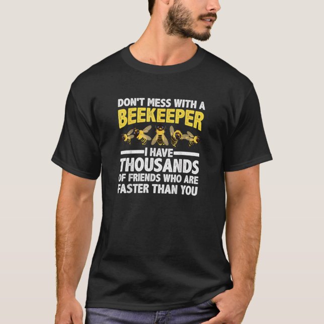 Camiseta Funny Beekeeper Art For Men Women Beekeeping Bee_1 (Anverso)