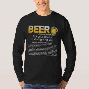 Camiseta Funny Beer, Ask your Doctor if it's right t-shirt