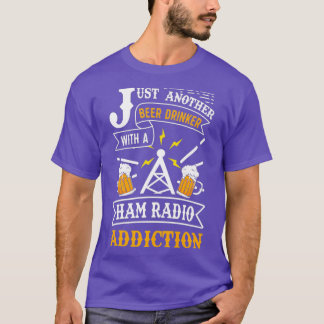 Camiseta Funny Beer Drinker Ham Radio Premium